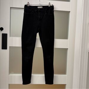 Madewell Black Denim Roadtripper Jeans Size 26